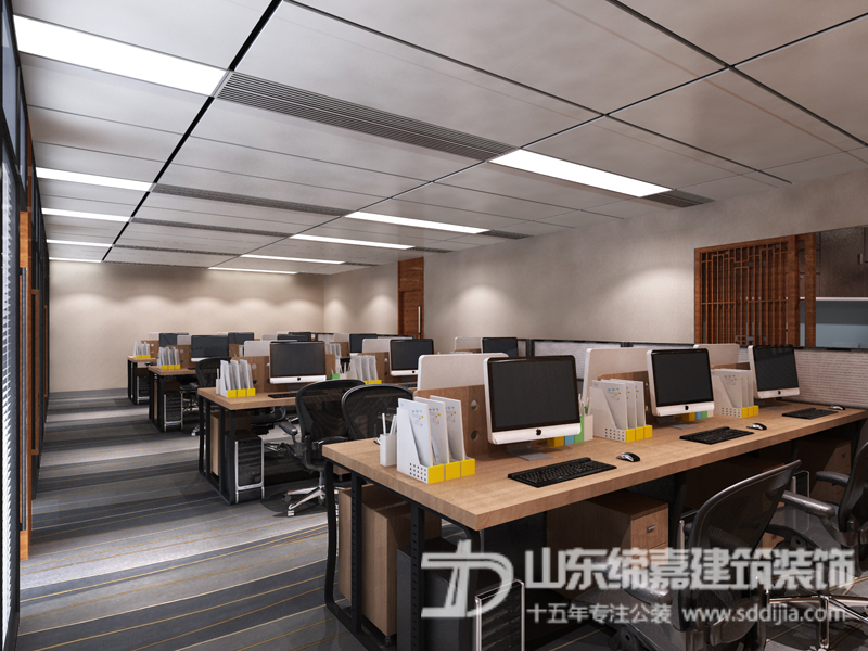濟南辦公室裝修的實用隔斷方法,如何有效利用空間